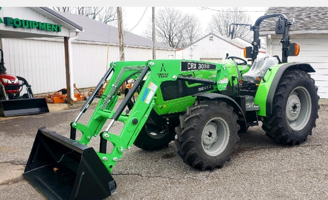 DeutzFahr 4080E 80hp Utility Tractor w/Stoll Loader for sale in